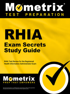 cover image of RHIA Exam Secrets Study Guide